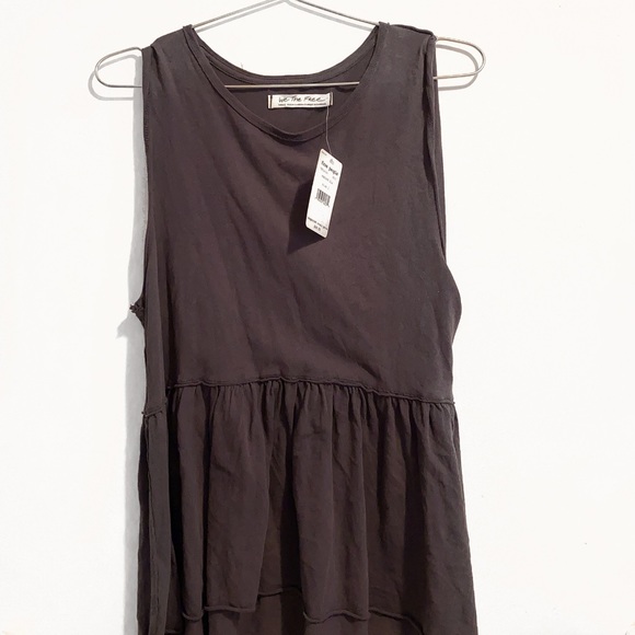 NWT Anytime Washed Black Tank Top - Picture 2 of 11